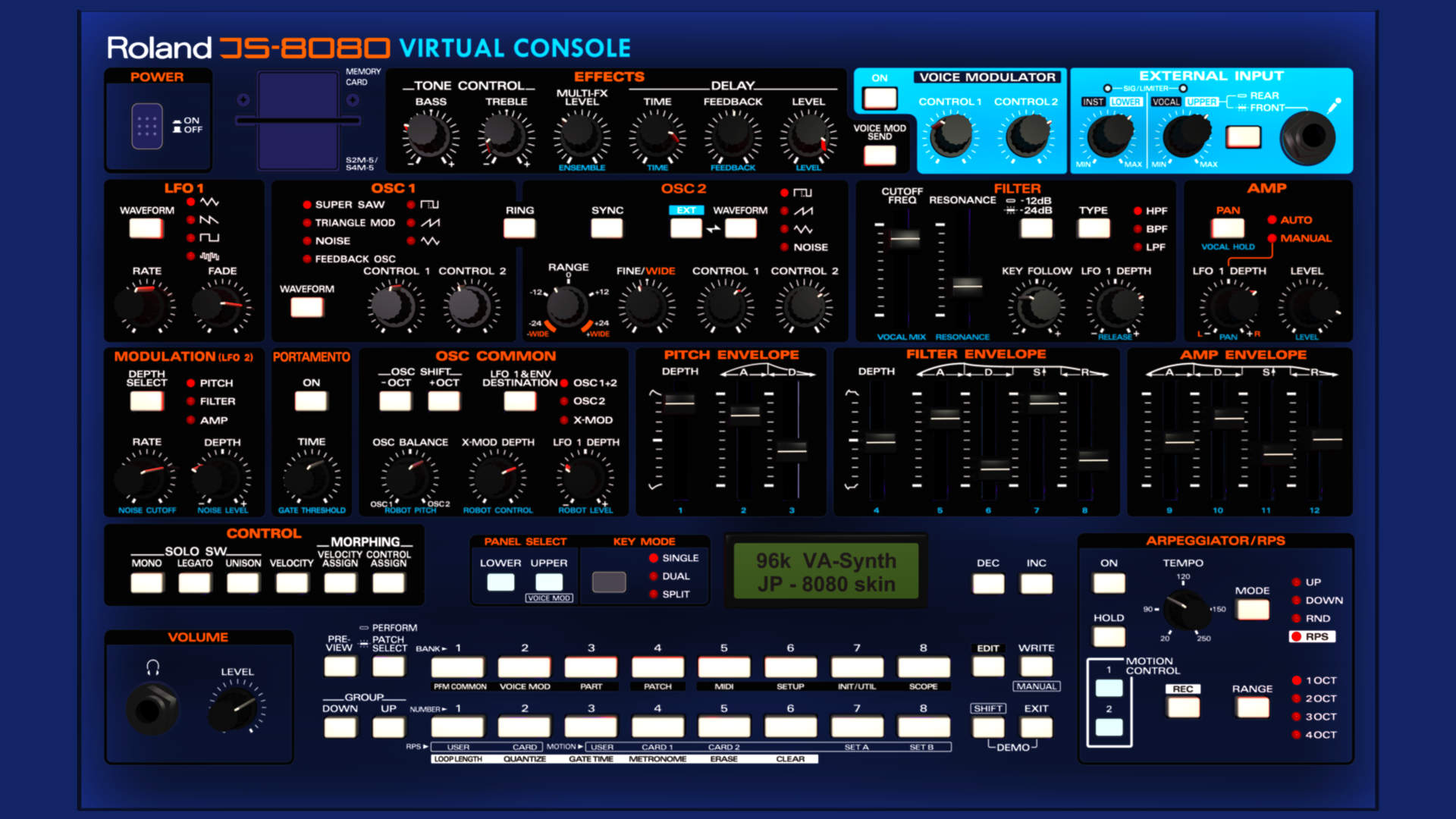 Roland JP-8080☆バーチャルアナログシンセサイザー☆