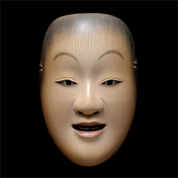 能面「童子（どうじ）」高津紘一 | 玉川大学教育博物館 館蔵資料