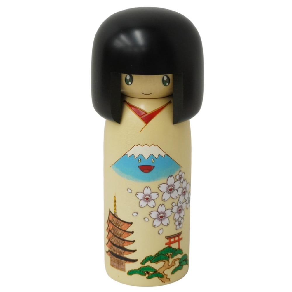 卯三郎こけし 富士山ちゃんFujisan-chan Kokeshi|村上隆 x 卯三郎