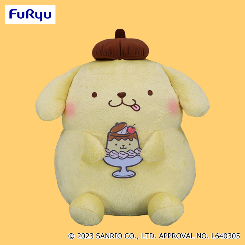 ポムポムプリン むぎゅっとBIGぬいぐるみ｜タイトーの8月のおすすめ