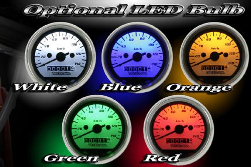 SPECIAL PARTS TAKEGAWA / Dタイプホワイト&ブラックスピードメーター