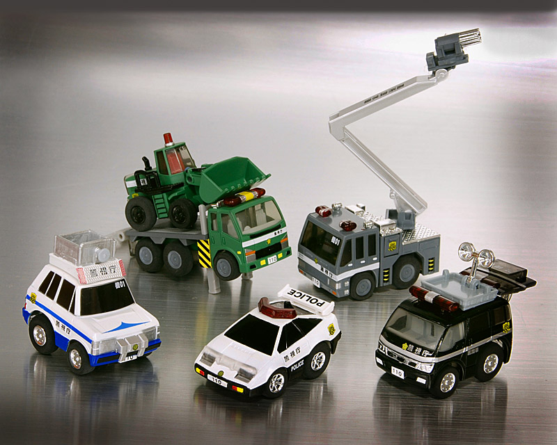 専用☆チョロQ 警察車両 機動隊バス 指揮官車 DJポリス 成田空港