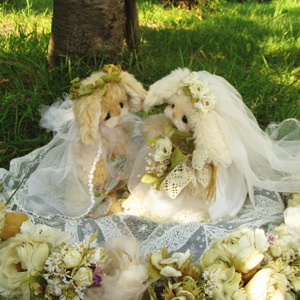 テディベア うさぎ 細川祐子作品 細川 祐子 (@meadow.tea.1120