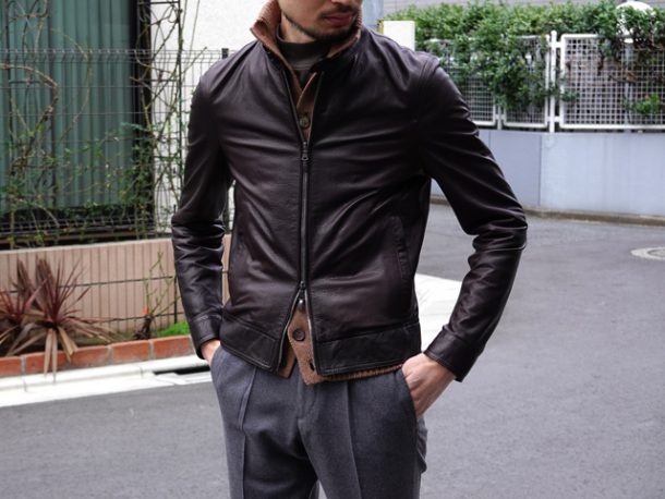 EMMETI エンメティCLINT 44 シングルライダースBLACK