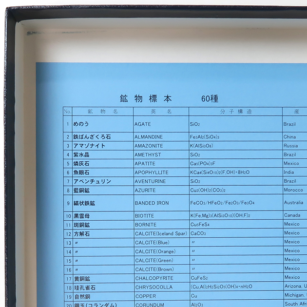 鉱物標本60種｜化石販売・鉱物販売の東京サイエンス