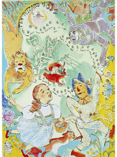 山本容子銅板画girl