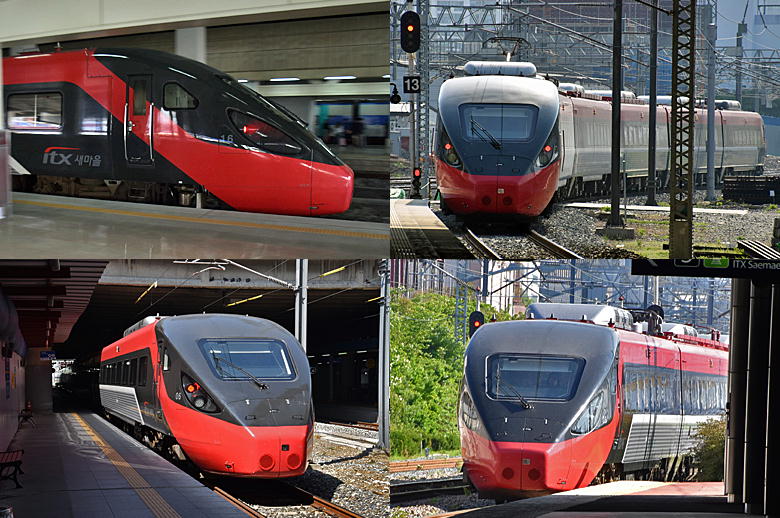 韓国国鉄 ITXセマウル号 ブロック 車内散策：韓国ITXセマウル号