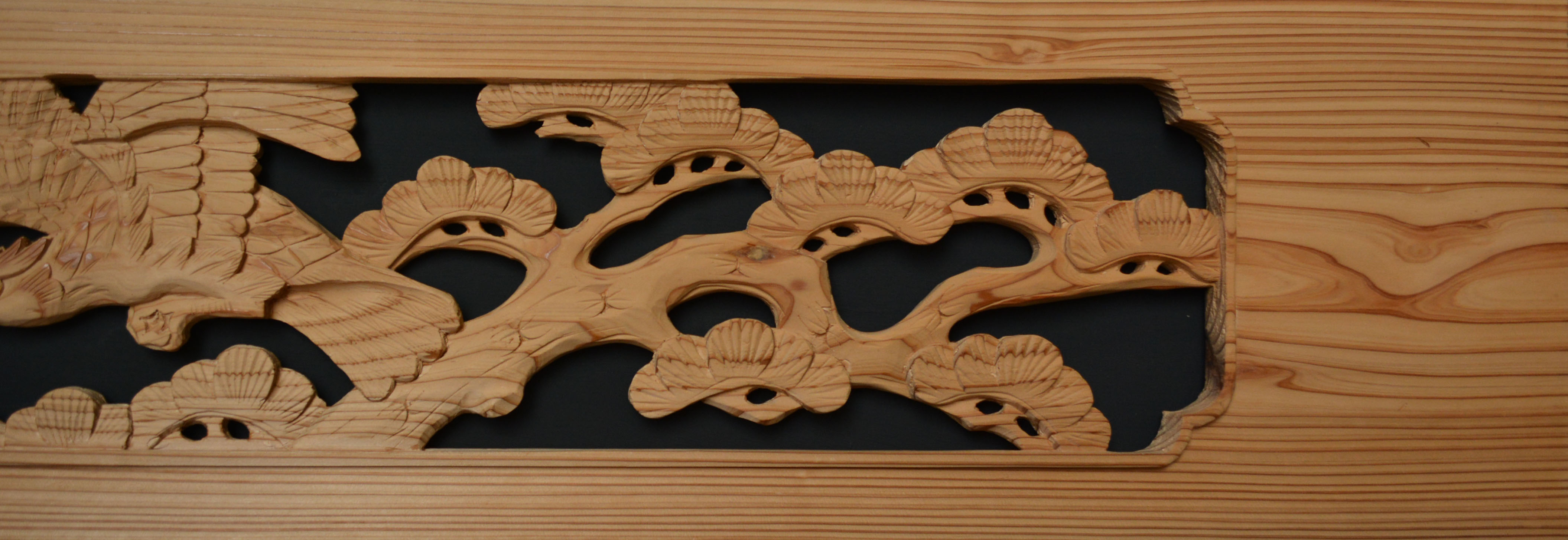 国産杉極上彫り欄間