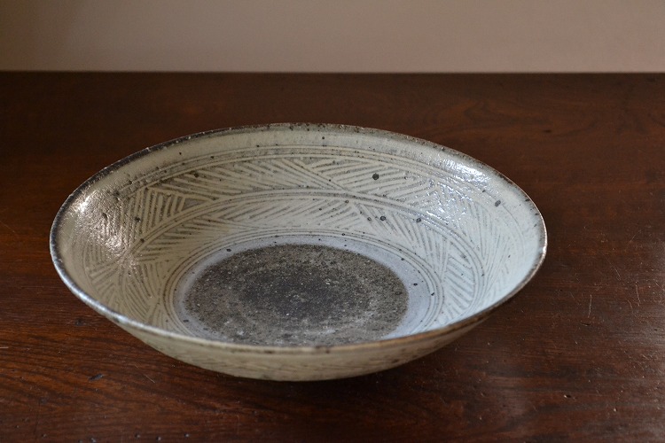 八田亨 焼締 自然釉 焼〆 鉢 窯変 八田亨 焼締 自然釉 焼〆 鉢 窯変