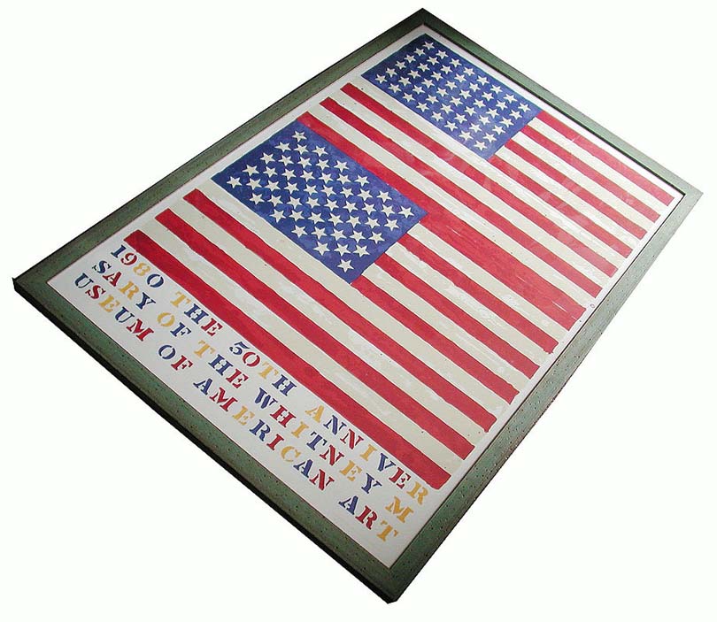 Jasper Johns（ジャスパー ジョーンズ）Moratorium,1969 アメリカ製