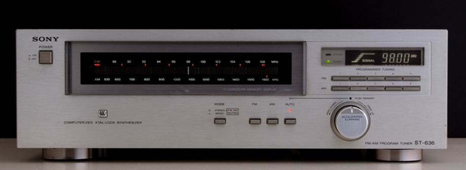 SONY ST-636 FM-AM Program tuner