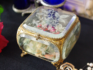 JigsawVintageCo,】アンティークジュエリー ジュエリーボックス