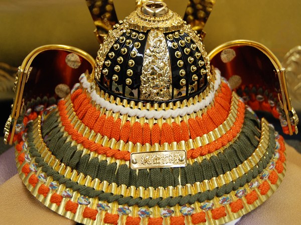 龍玉作 金箔押 兜飾り 戦国兜 五月人形 龍玉作 18