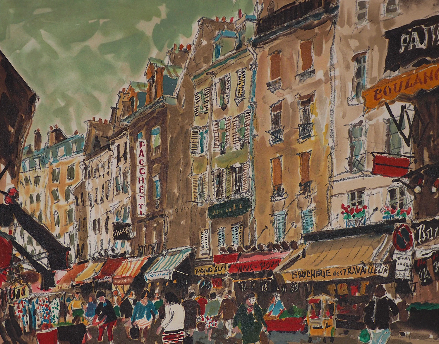 ムフタール通り - 児玉幸雄の版画・画集サイト