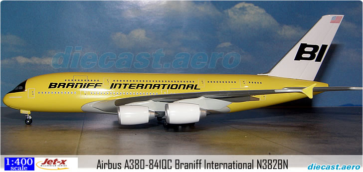 1/400 A380 BRANIFF INTERNATIONAL N384BN 航空機・ヘリコプター 1/400
