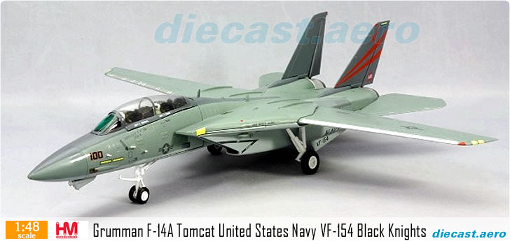 F-14A TOMCAT VF-154 ブラックナイツ NF100 1/80 Gulliver200 F-14A