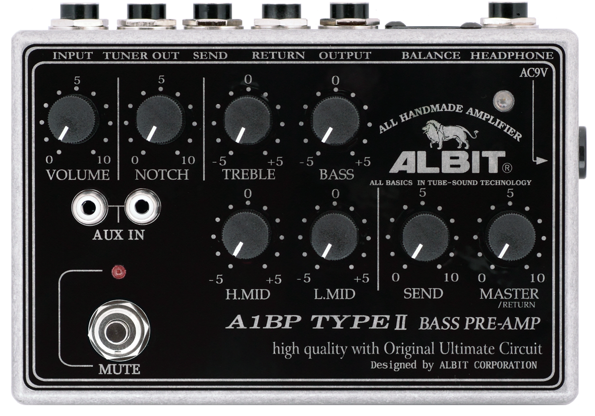 Albit ALBIT A1BP TYPEⅡ BASS PRE-AMP アルビット ベースプリアンプ