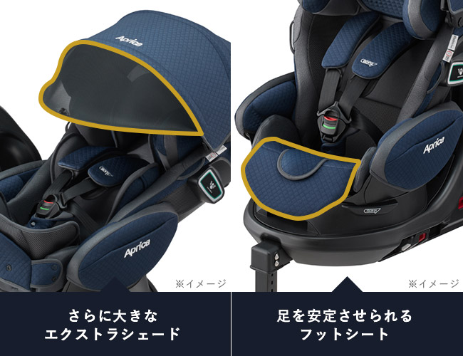 フラディア グロウ ISOFIX 360°セーフティー プレミアム AB – 施設用