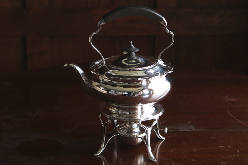 メロンフォルムのティーポット / ケトル【シルバープレート】 メロン