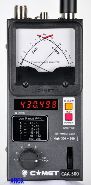 アンテナアナライザーCAA-500II SWRメーター 1.8-500MHz アンテナ