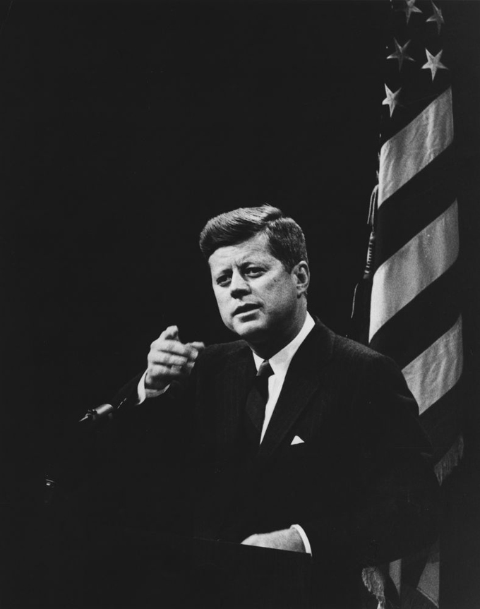 JFケネディアメリカ大統領・ブラントベルリン市長時代の写真 JF