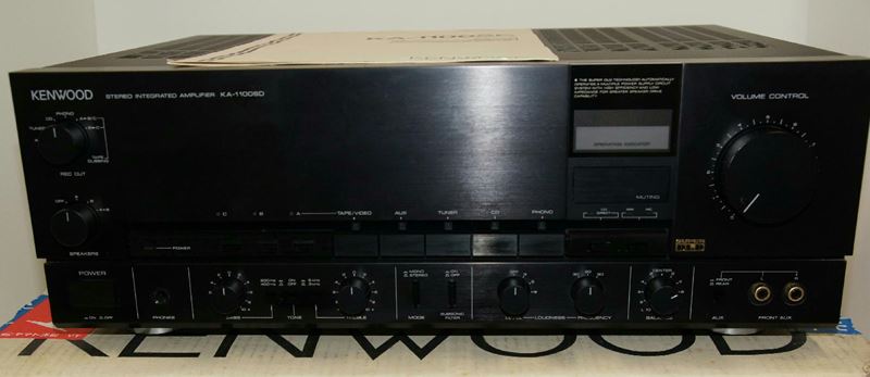 マツダマン】KENWOOD プリメインアンプ KA-1100SD 通電確 ケンウッド