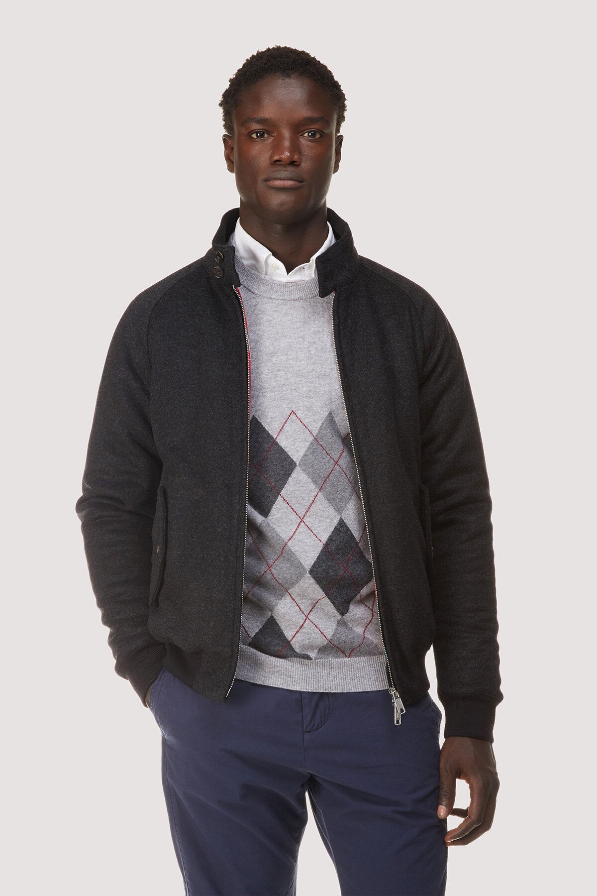 G9 Melton Charcoal | Baracuta