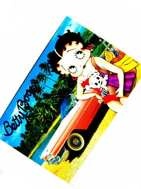 □戦前キャラクター絵葉書G ベティ・ブープ ミッキー ディズニー 戦前