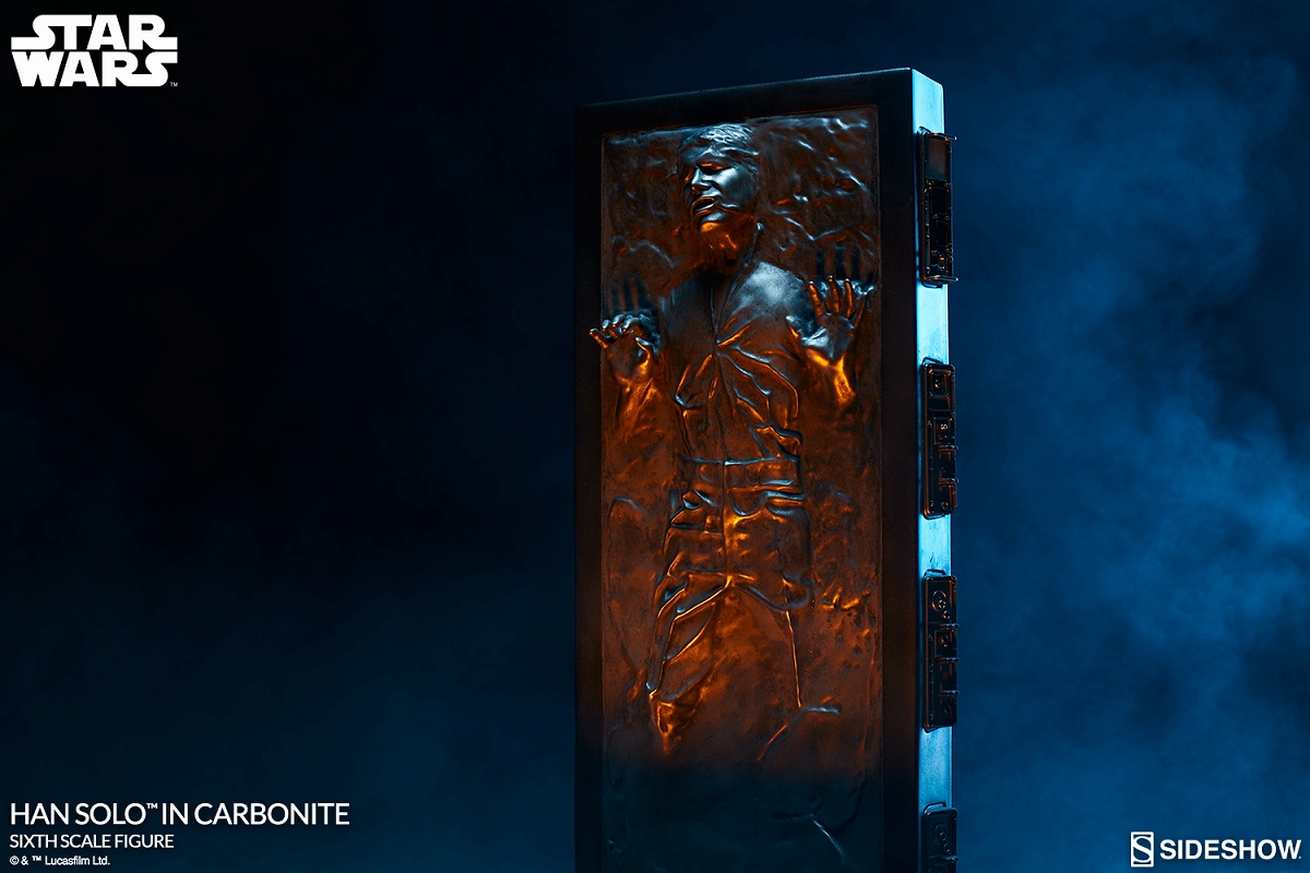 スター・ウォーズ凍結のハン・ソロ 10オンス純銀 カーボン凍結された