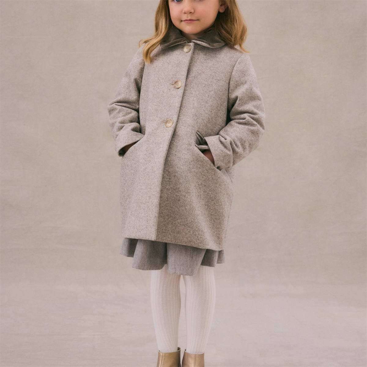 BONTON ボントン ファーコート 6 約120サイズ BONTON ボントン ファー