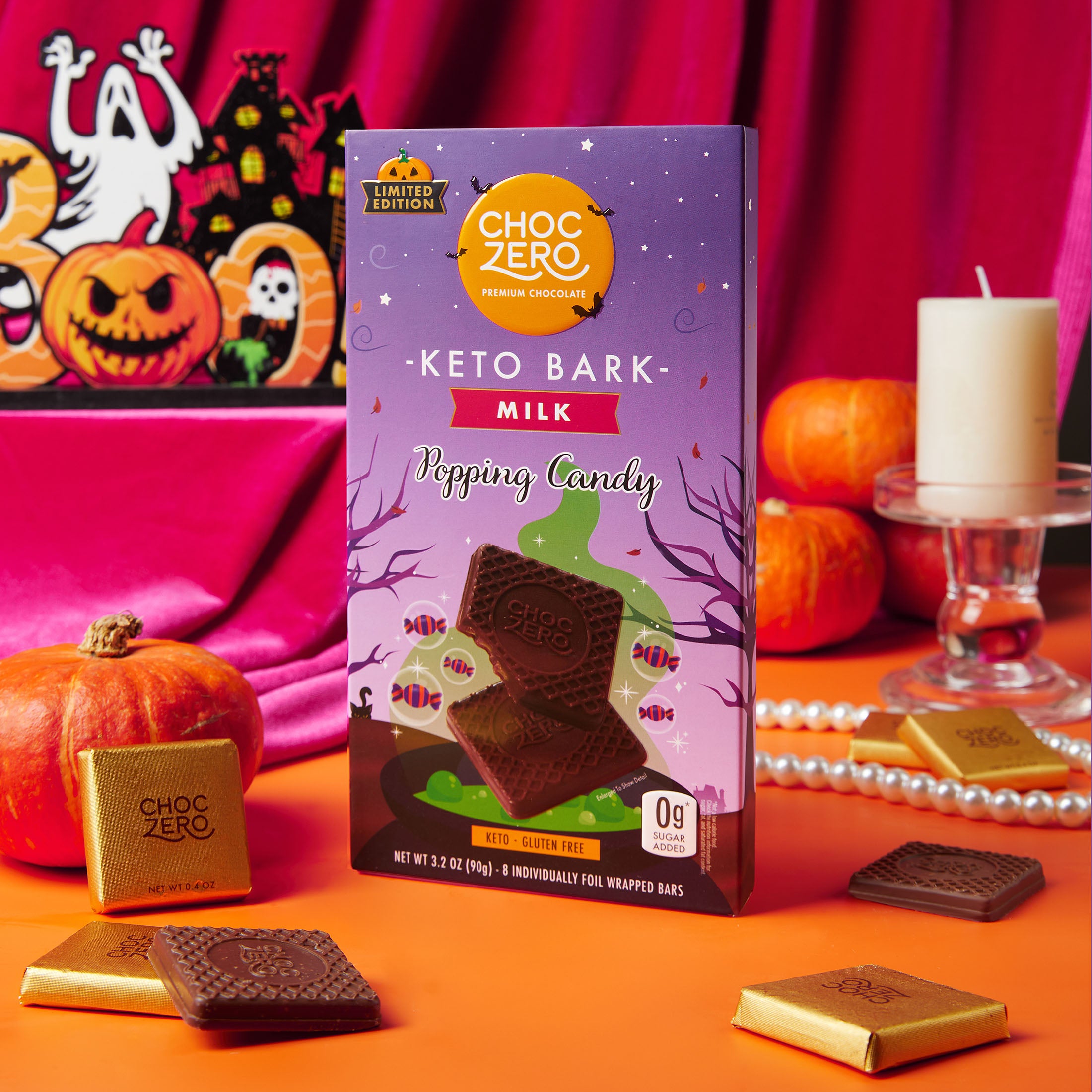 Halloween Popping Keto Bark - Gluten Free Halloween Candy – ChocZero