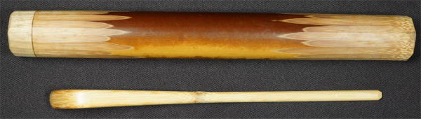 茶杓銘 無一物 細合喝堂 大徳寺龍源院住職【茶道具からき】京都から