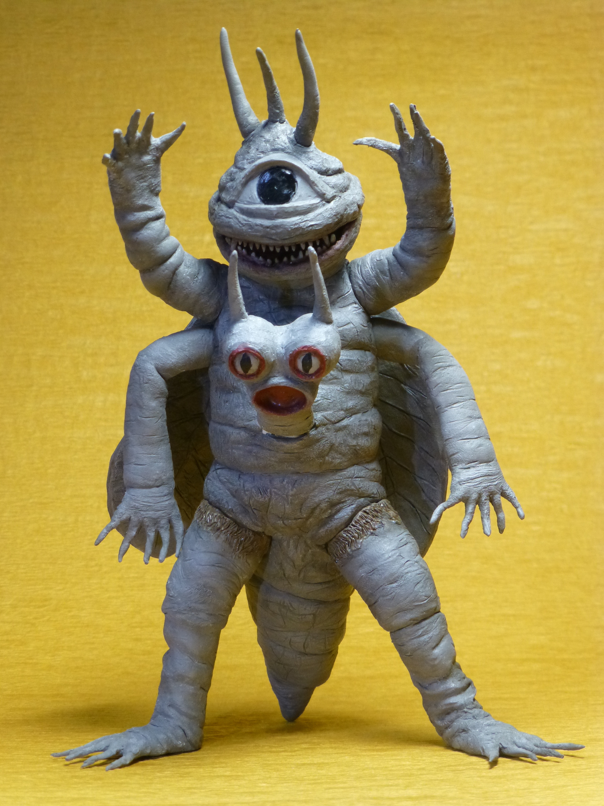 バクラー「スペクトルマン」登場怪獣（マーミット）塗装済完成品