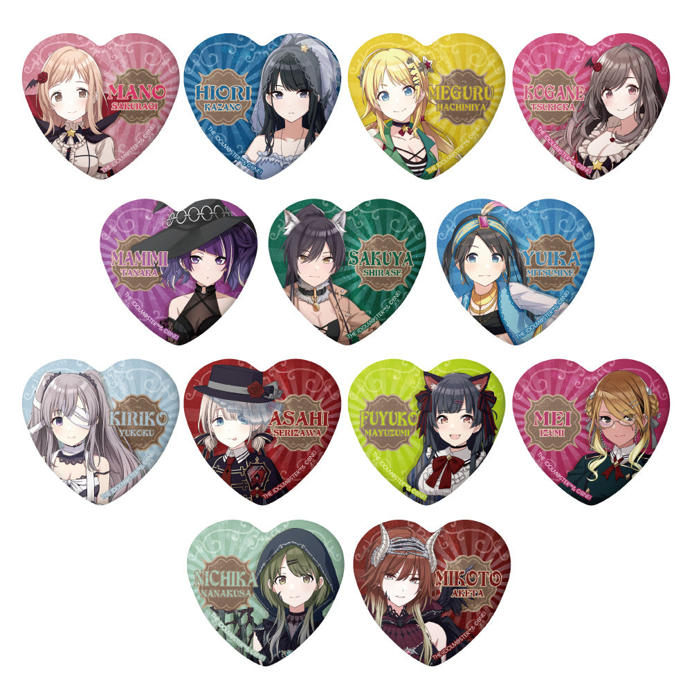 アイドルマスター シャイニーカラーズ トレーディングハート缶バッジ