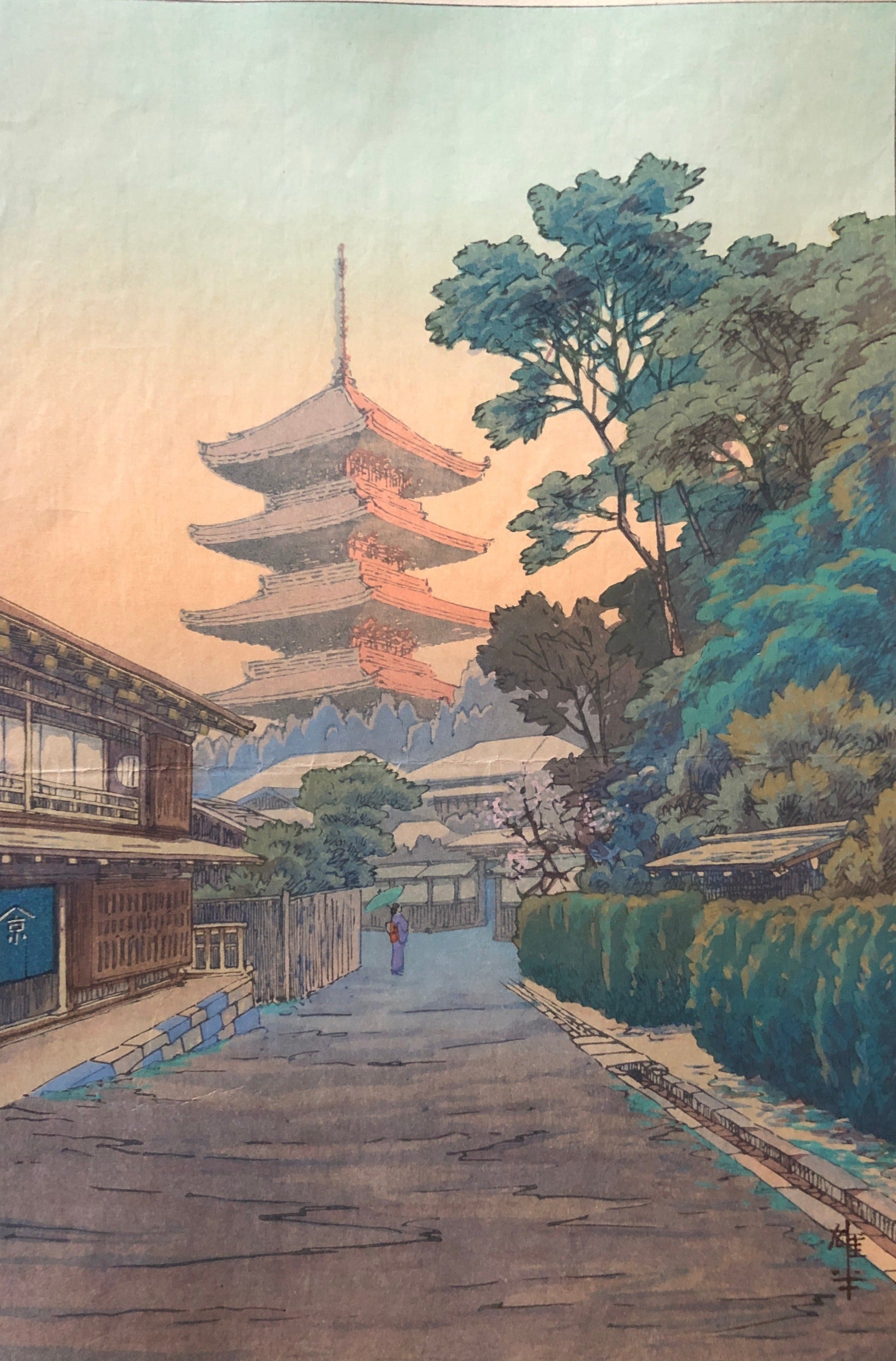 ☆伊藤正一☆「春の斜里岳」アクリル画 F4号 未使用！ ☆伊藤正一