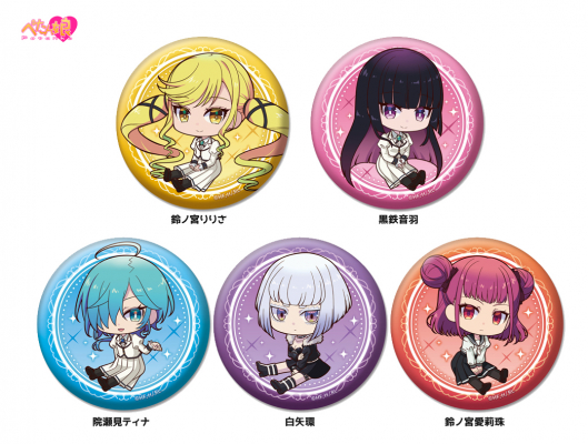 ロックは淑女の嗜みでして 院瀬見ティナ 缶バッジ 48個セット ロック