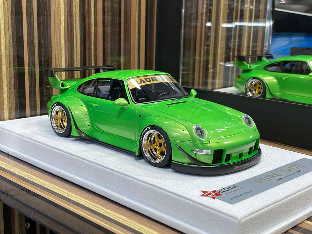 1/18 Diecast Porsche RWB Pure Jade Green by FuelMe Scale Model Car
