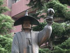 家康公銅像 - 一社江戸消防記念会