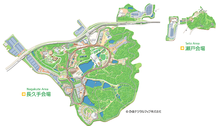 会場マップ | EXPO 2005 AICHI,JAPAN