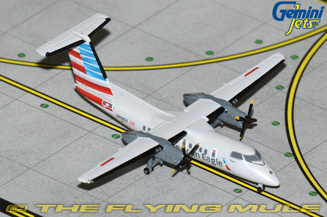 Dash 8-100 1:400 Diecast Model - GeminiJets GJ-GJAAL1707 - $42.95