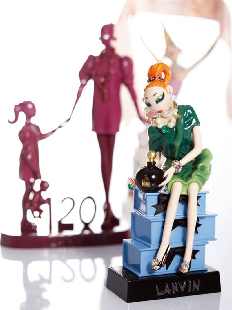 800体限定 ランバン × フランツ 陶器 人形 フィギュア◇3 限定800体