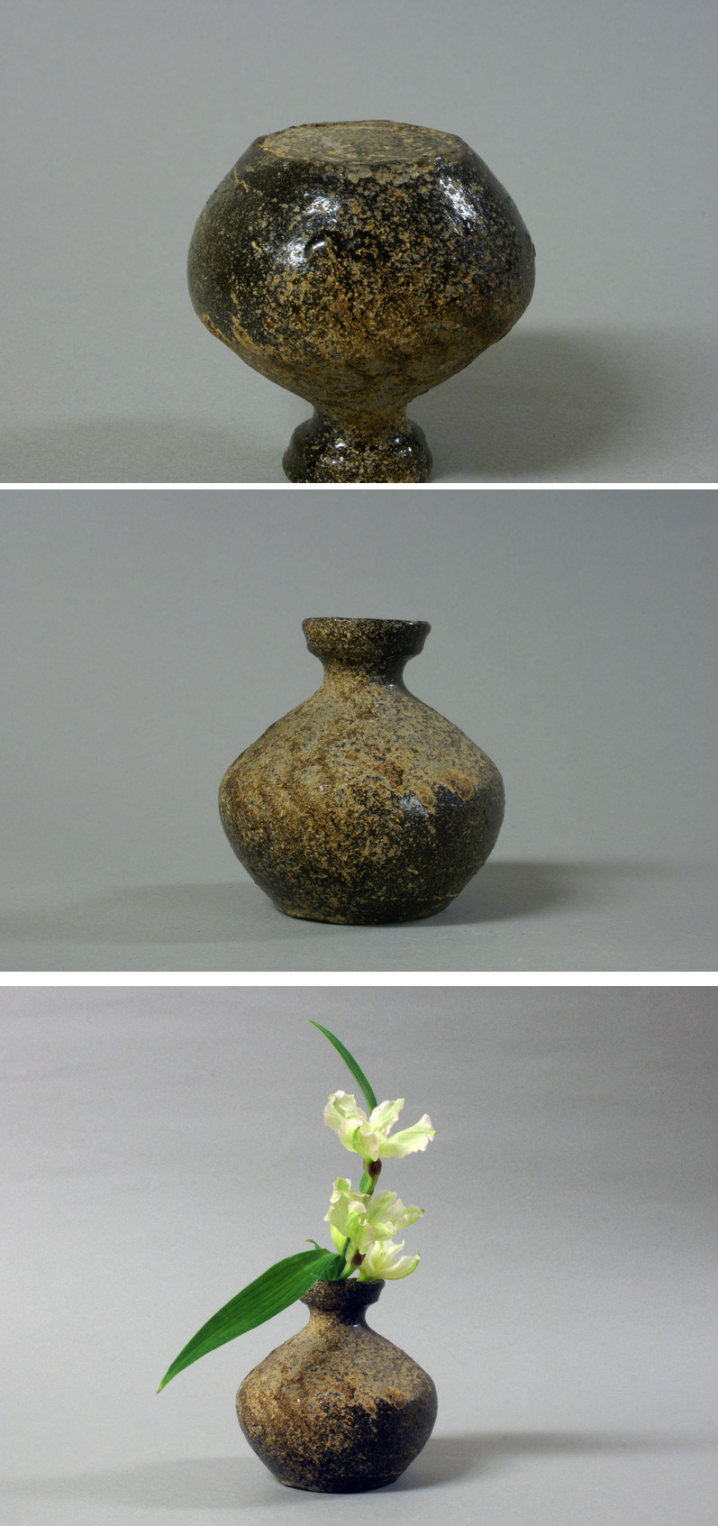 朝鮮美術 須恵器 新羅土器 新羅無細土 壷 V R8559 朝鮮美術 須恵器