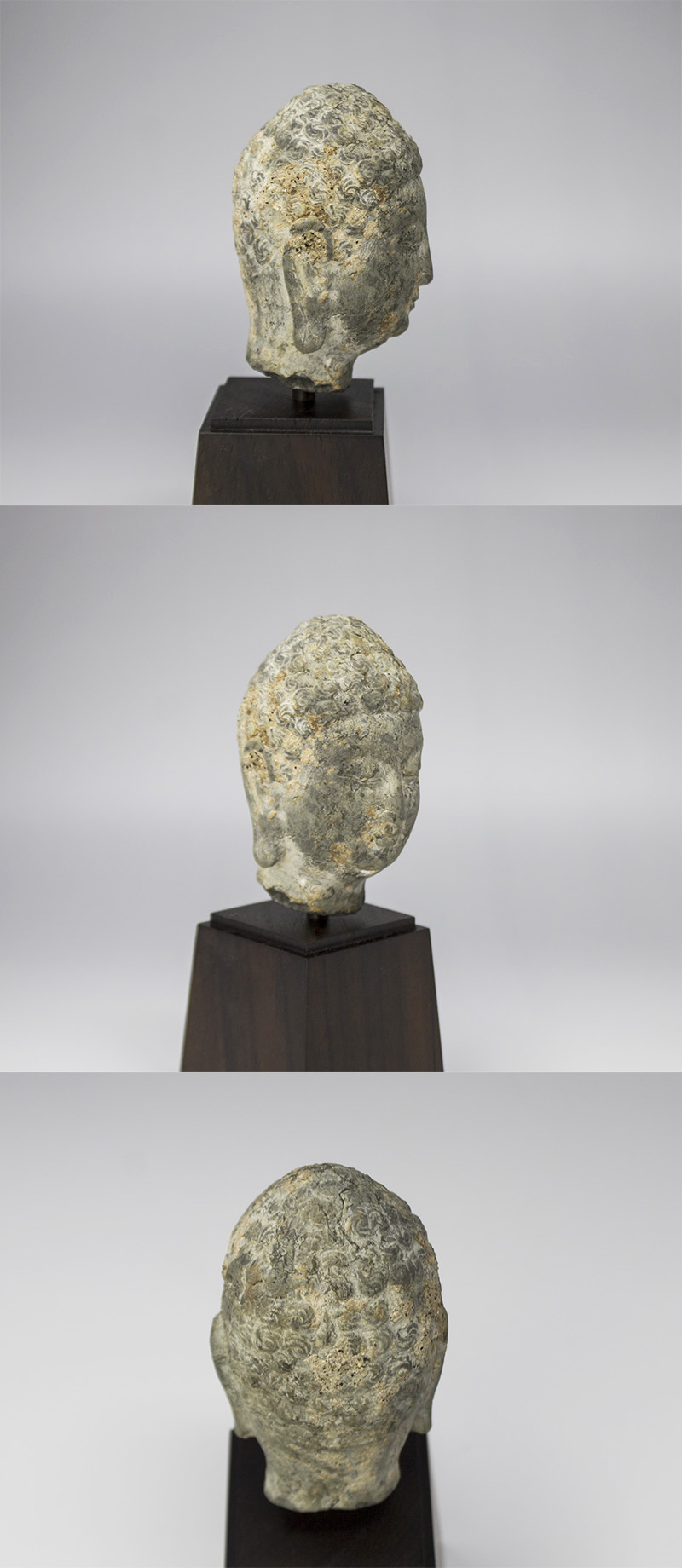 古美術 吉戸 - 北斉時代石仏小型仏頭 | 古美術品専門サイト fufufufu.com