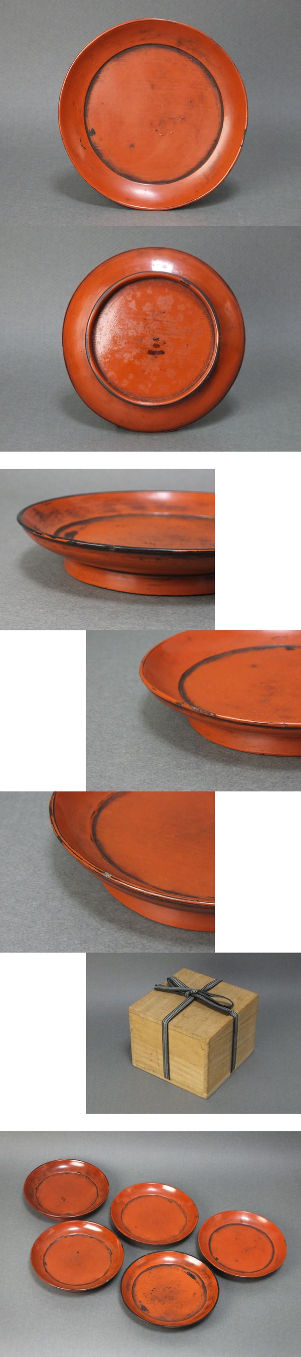 古童 - 根来 椿皿 五客組 | 古美術品専門サイト fufufufu.com