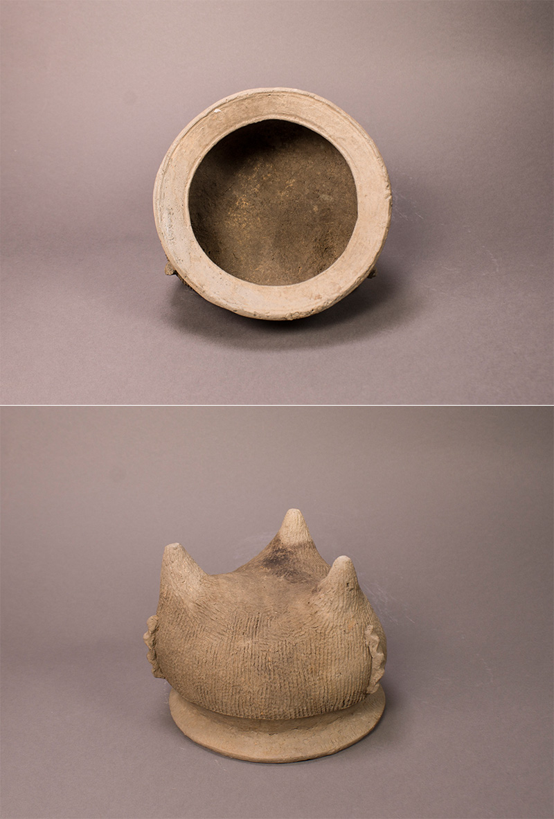 1855❣️ 中国 灰色土器 灰陶鬲 灰陶鬲 文化遺産オンライン