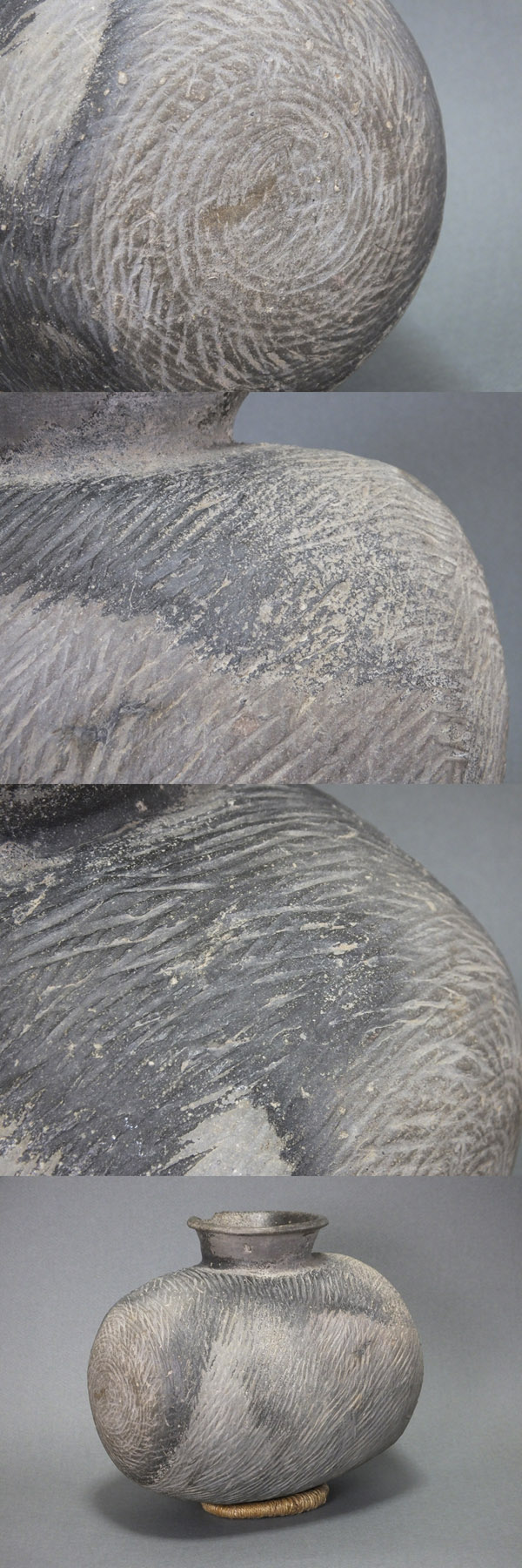 古童 - 須恵器 叩き文俵形壺 横瓶 | 古美術品専門サイト fufufufu.com