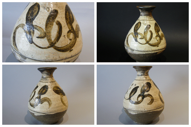 真筆 油絵 林敬二 郡鶏