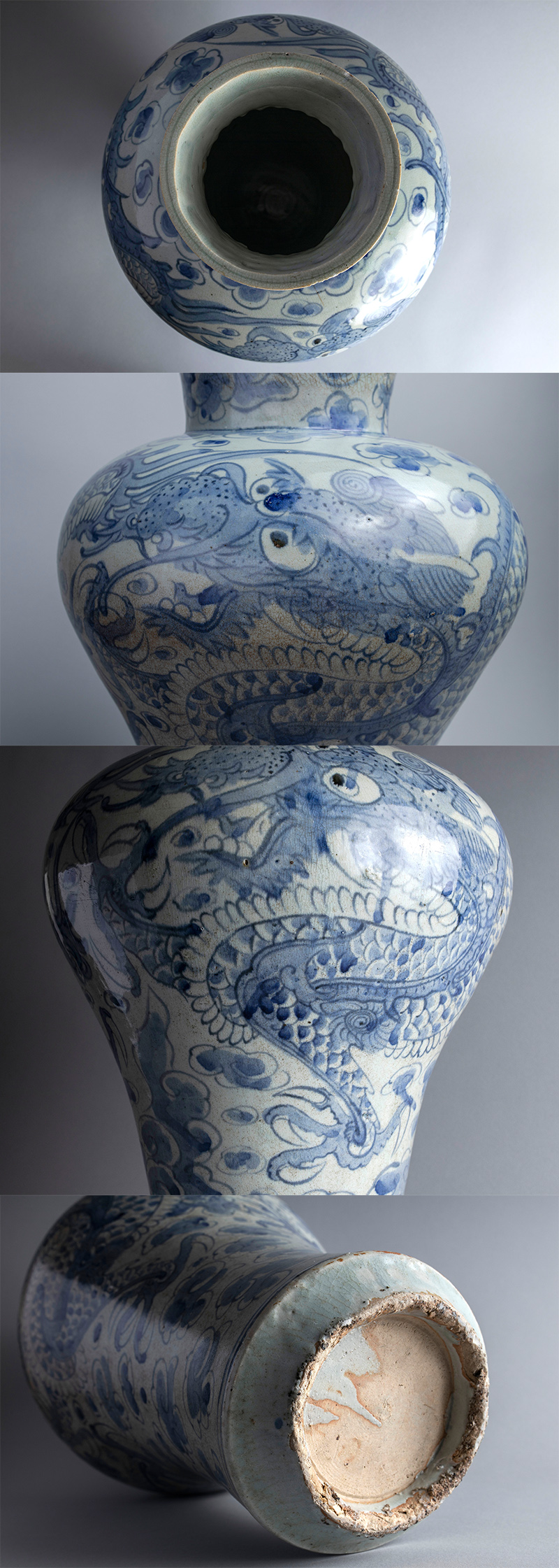 李朝骨董 古銅蓋青磁香炉 貫入入り 朝鮮王朝 古美術品 桐箱 コレクター