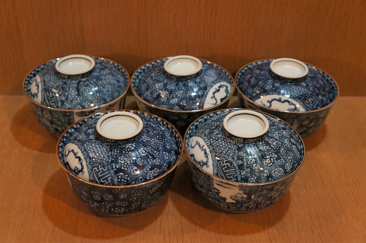 加藤 利昌 清水焼 京焼 染付祥瑞湯呑 加藤 利昌 清水焼 京焼 染付