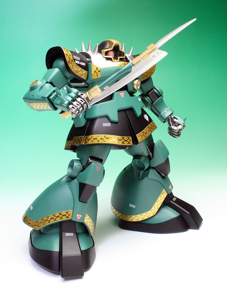 P-Bandai MG 1/100 MS-09R Rick Dom Dozle Zabi Custom: Assembled